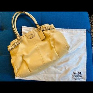 Coach Madison Canary Yellow Carryall